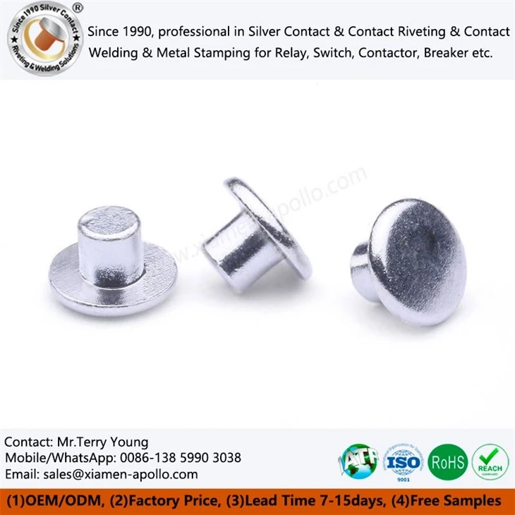 Silver Coated Electrical Contact Components Silver Coated Electrical Contact Components