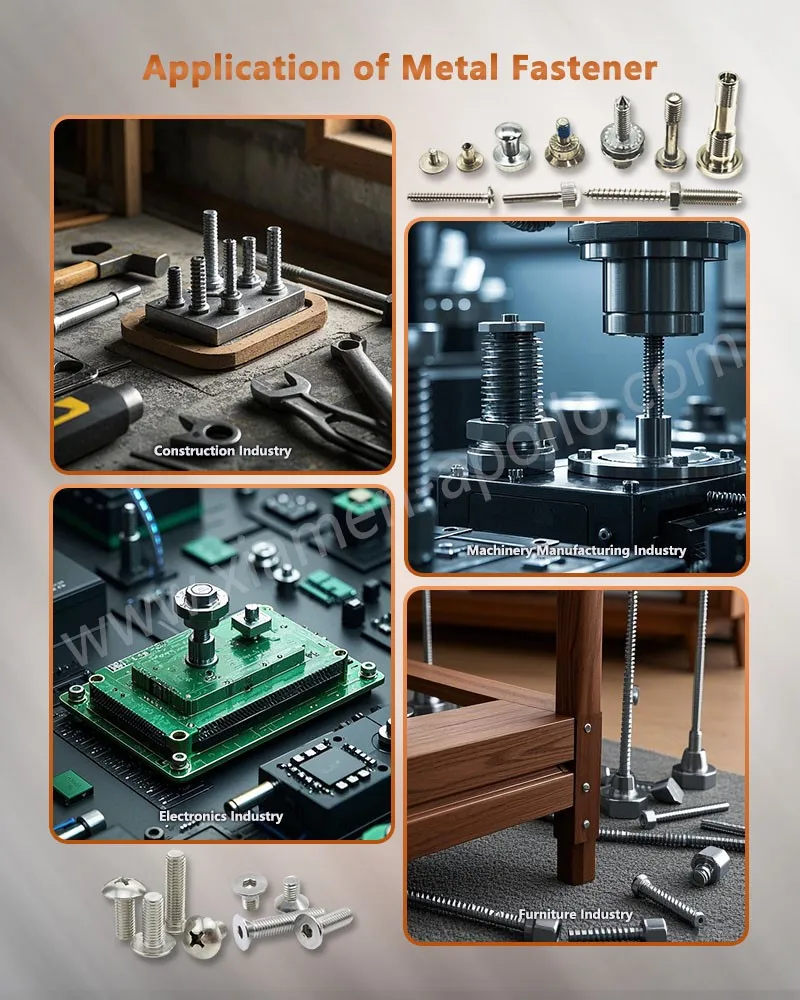 Application of Metal Fastener Application of Metal Fastener