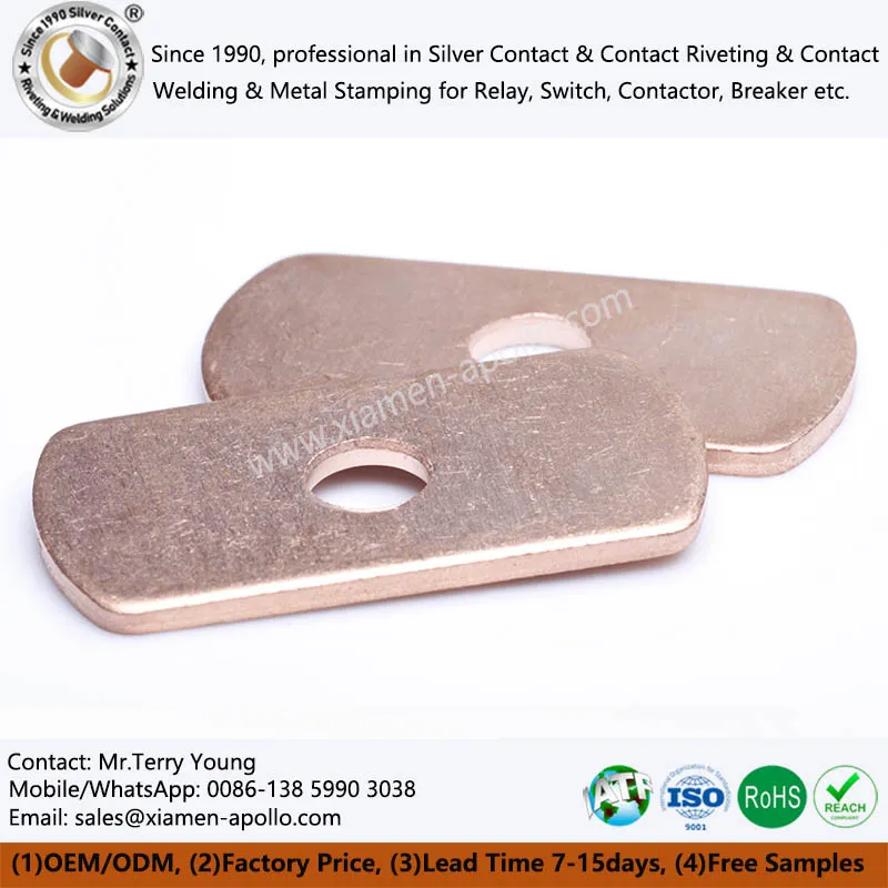 Brazed Silver Contacts Brazed Silver Contacts