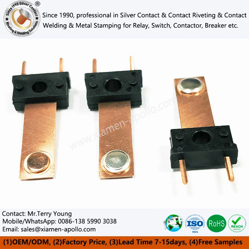 Silver Rivet Electrical Connections